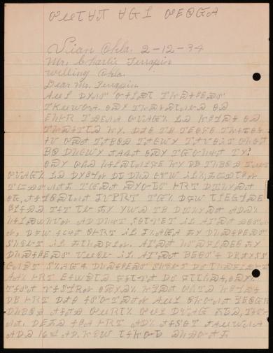  Letter to Mr. Charlie Terrapin 